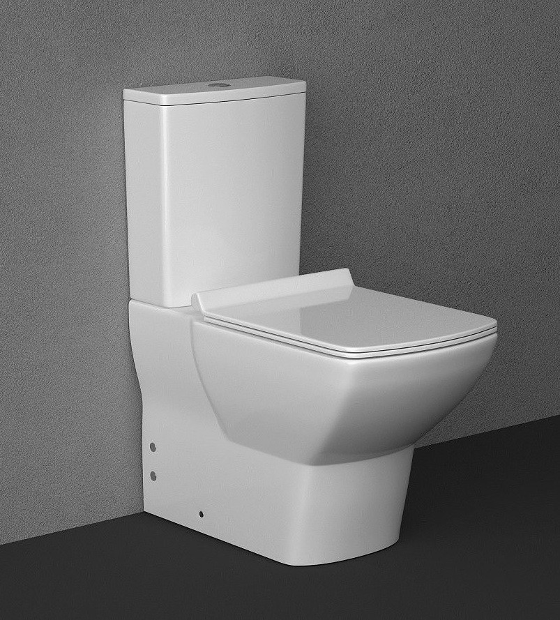 Унитаз с бачком безободковый ISVEA Soluzione 10SZ04002SV