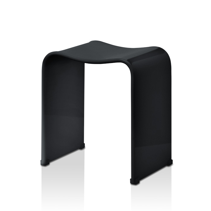 Decor Walther DW 80 Табурет 40x30x46см, акрил, напольный, цвет: черный 506860