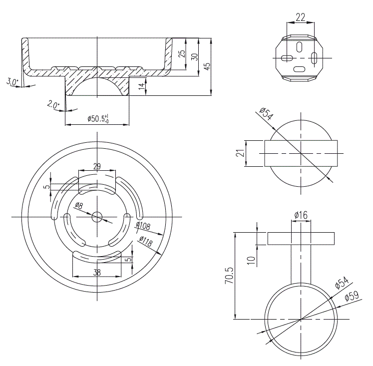 VILLEROY&BOCH  Elements-Tender Мыльница VBTVA15101900061