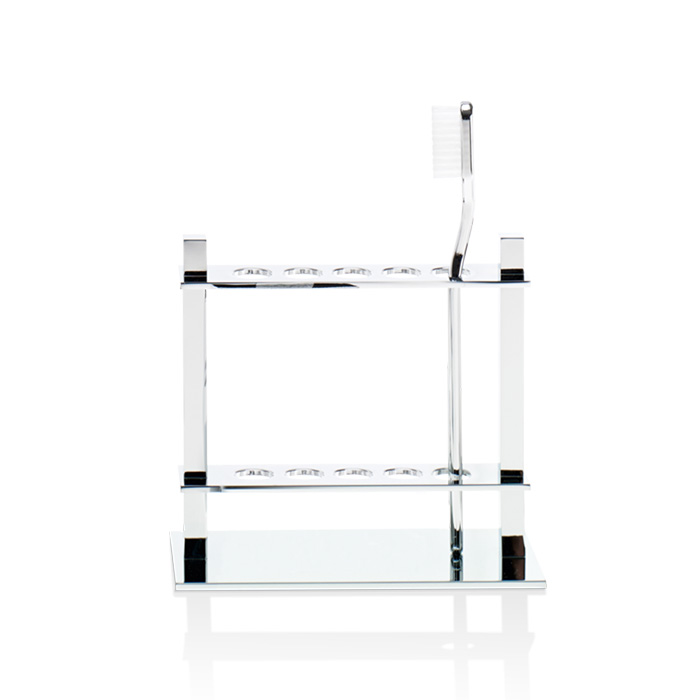 Decor Walther DW 330 Держатель для зубных щёток 15x7x13.5см, настольный, цвет: хром 817700