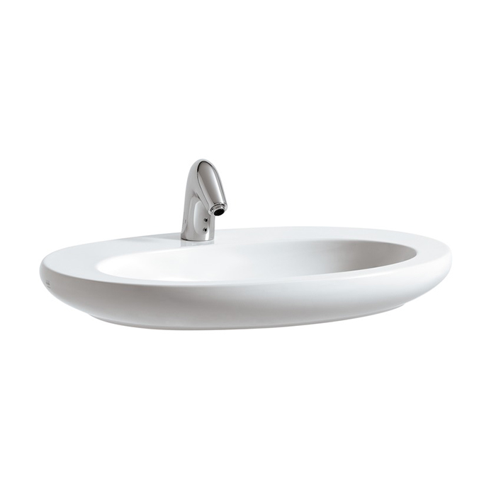 Laufen Alessi One Раковина-чаша 75х52см, без отв., покрытие LLC, цвет: белый 8.1897.2.400.109.1