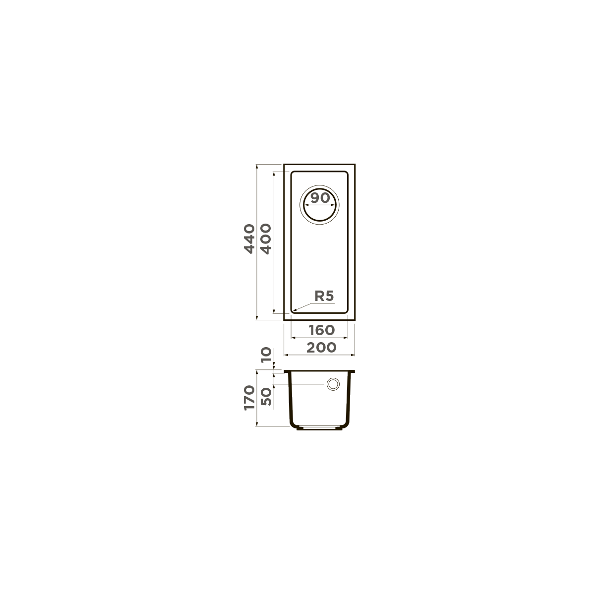 Кухонная мойка Omoikiri Bosen 20-U-WH Tetogranit/белый 4993156