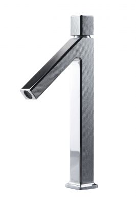 Maxonor ABSOLUTE PL11109.1-26 Смеситель для раковины высокий, шампань