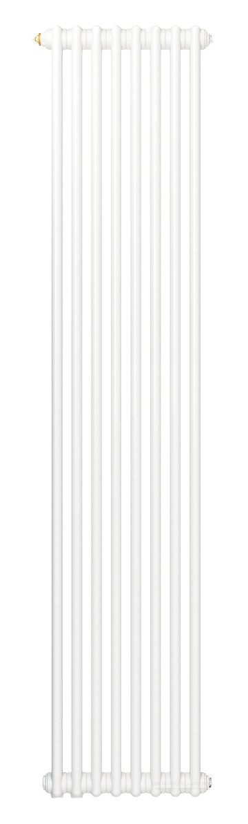 CH 2180-08 1270 3/4 Ral 9016 Zehnder Charleston радиатор отопления 2-х трубный 1792х368х62 боковое подключение 1270 3/4" Ral 9016