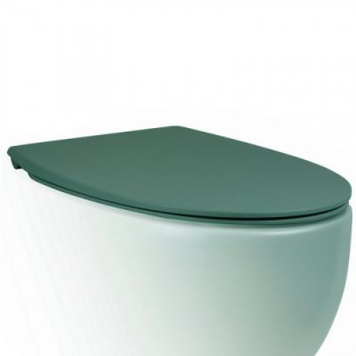 АеТ Dot 2.0 C555R143 Крышка с сиденьем механизм soft-close, цвет зеленый мох матовый