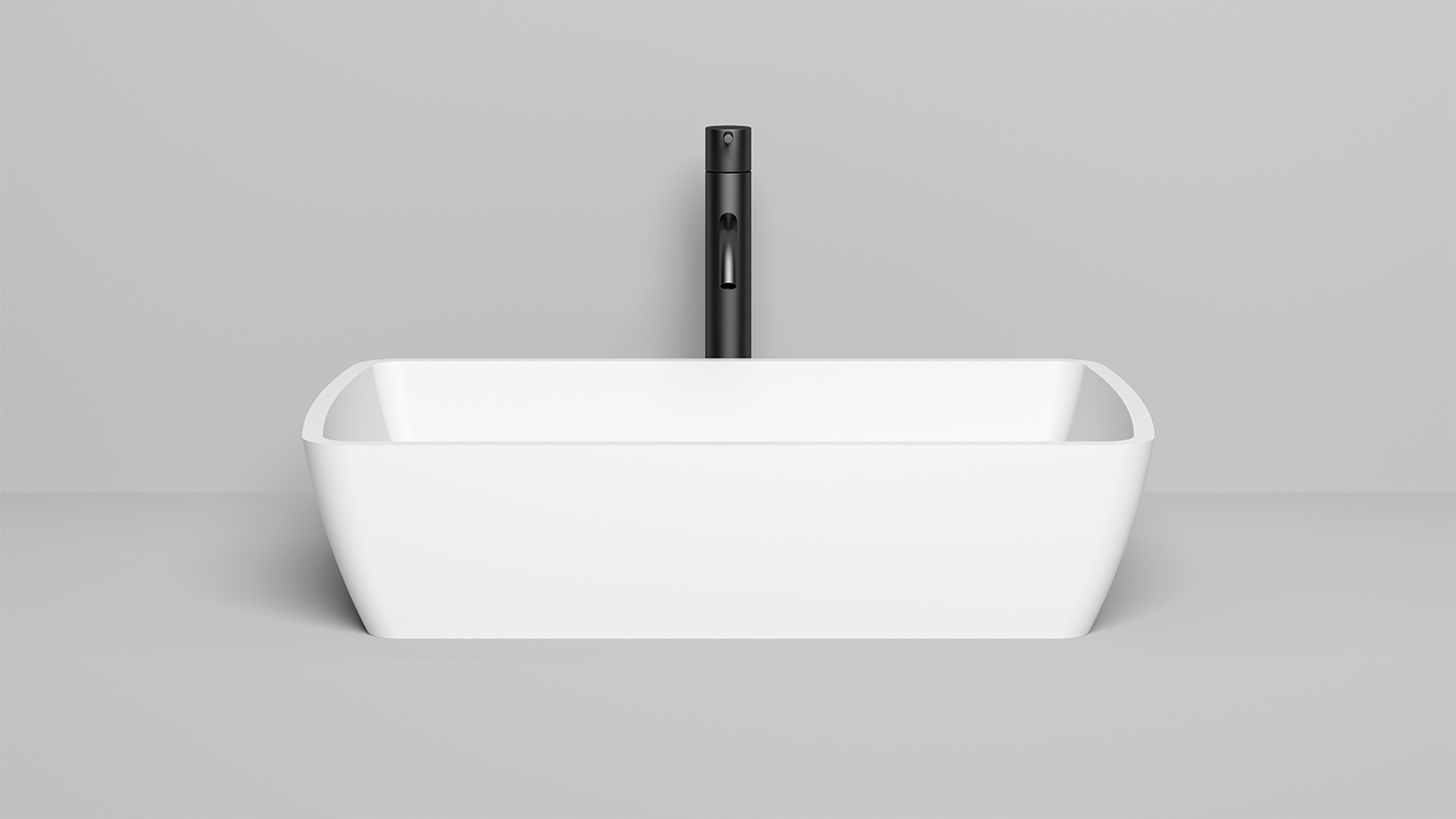 Salini GLORIA 11 Раковина накладная 65x40 белая матовая