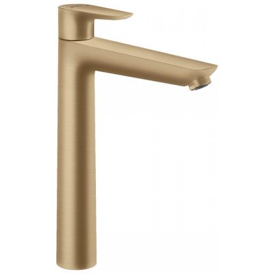 71717140 Hansgrohe Talis E Смеситель для раковины, 1 отв., без донного клапана, цвет: шлифованная бронза