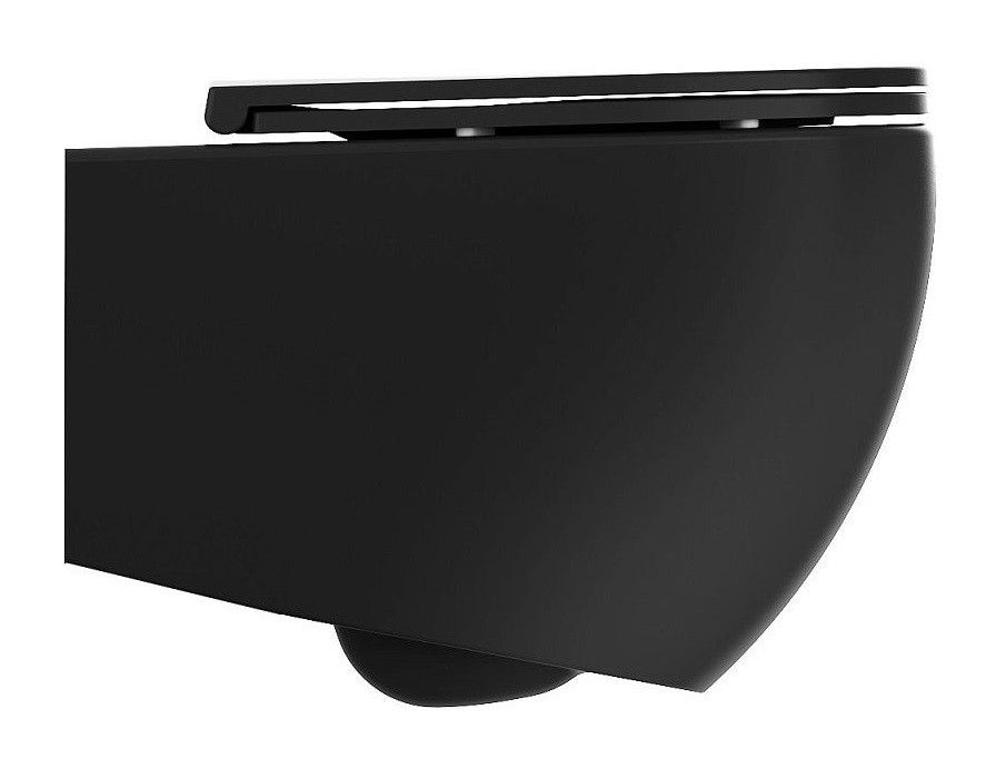 ISVEA Infinity RimLess унитаз подвесной 10NF02001SV-2N чёрный матовый