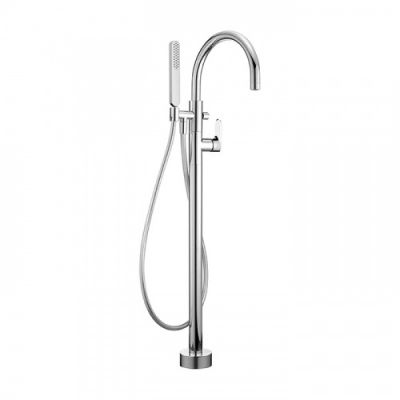 Cisal LineaViva Смеситель для ванны, напольный, с ручным душем, цвет: хром LV01420021