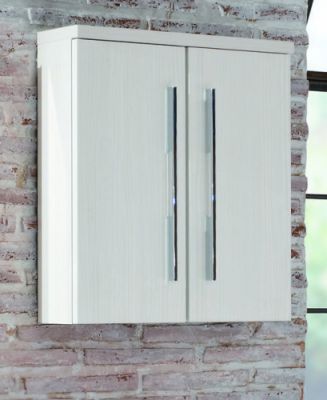Puris Slim Line, верхний шкаф 600 мм, 2 двери, цвет лак карбон глянец OGA416029(691/189)