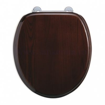 Сиденье для унитаза Burlington красное дерево матовое S42