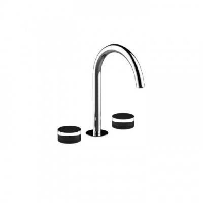 Fantini Nice Смеситель для раковины, 3 отв., излив: 183 мм, цвет: хром 65 02 S104S
