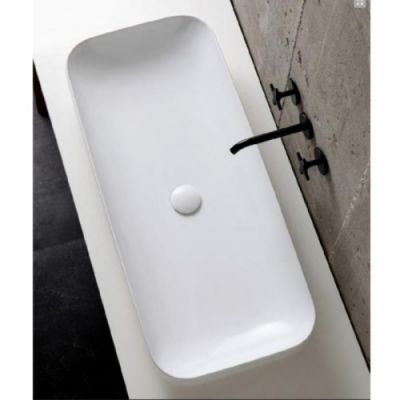 AZZURRA ELEGANCE Раковина 90x40 см, без отв., цвет: белый