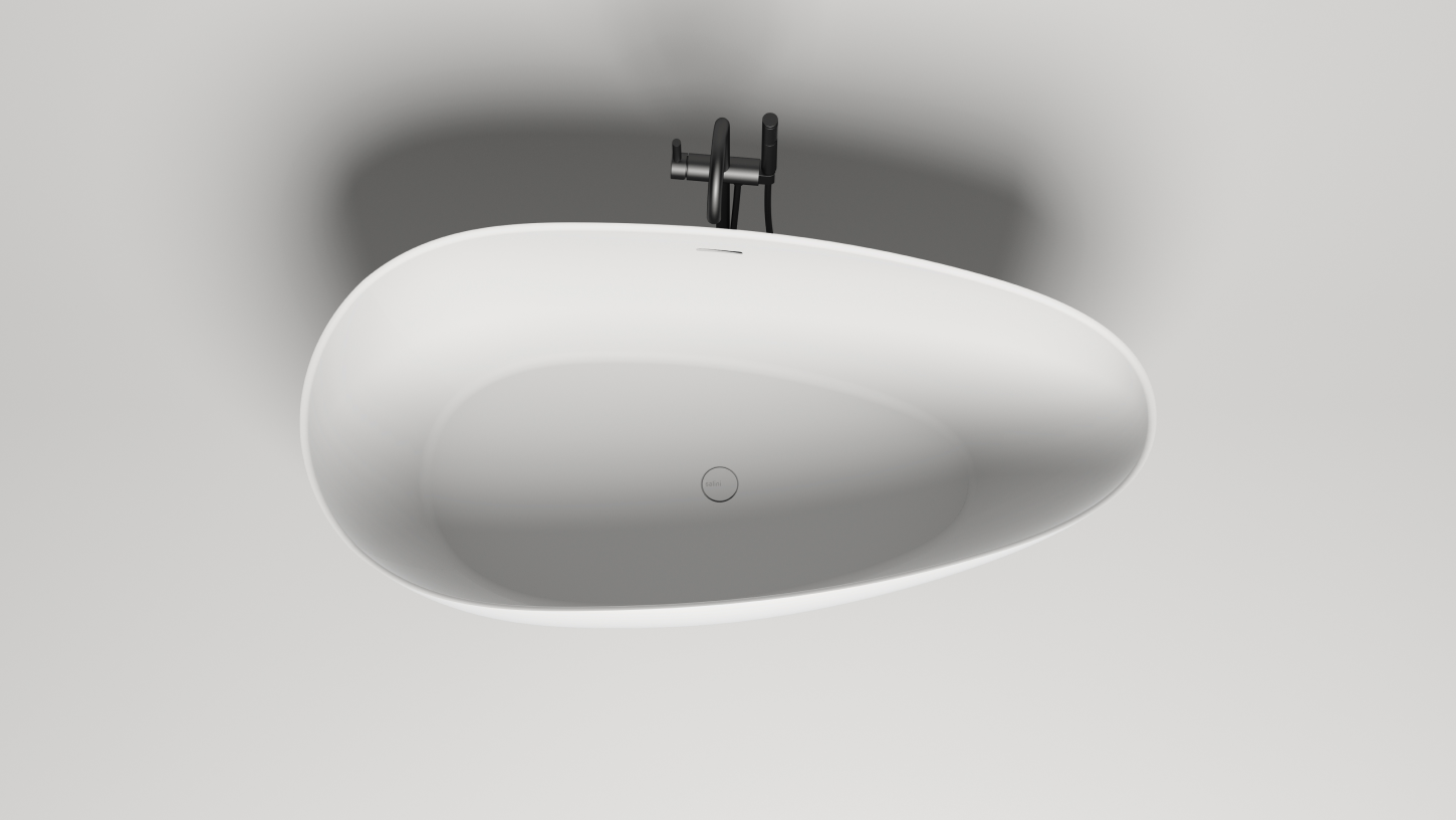 101511SM Salini PAOLA Ванна отдельностоящая 160x80 белая матовая