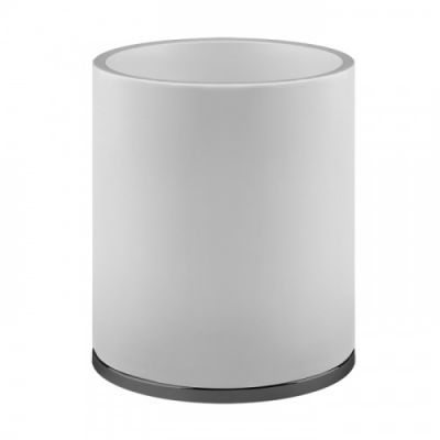 Gessi Tondo Корзина для мусора цвет: белая/Black XL 45590#299
