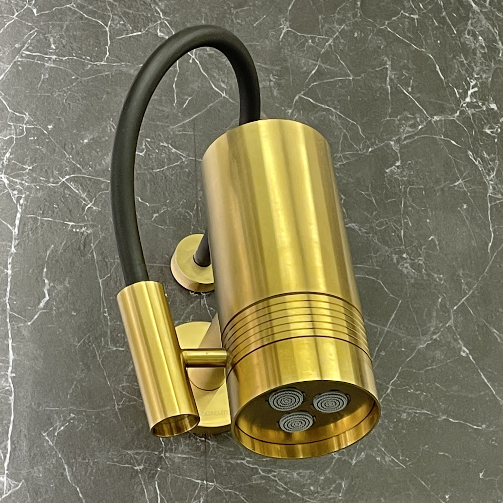 SF144A61Q AQUAELITE KINO верхний душ 2 режима, золото шлифованное, PVD 61Q