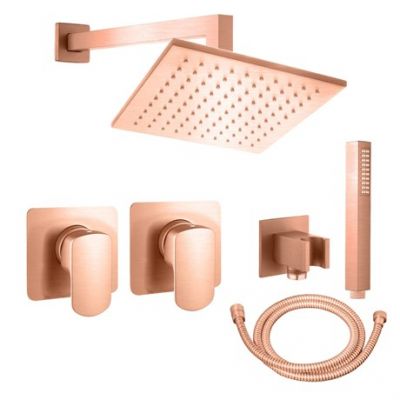 IF061_34 Palazzani Встроенные смесители + душевой гарнитур + верхний душ