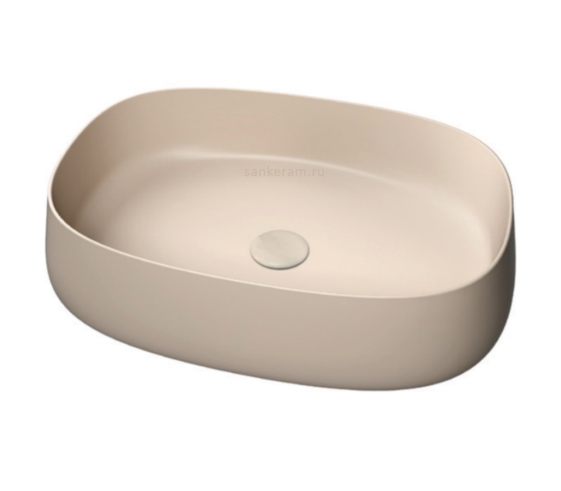 Раковина накладная 60x42 Olympia Paddle PAD4B60007 коричневая