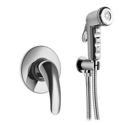 IF038_10 Palazzani гигиенический гарнитур со смесителем, 1/2", Хром 10/01Q