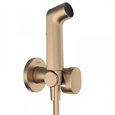 Hansgrohe Смеситель с гигиеническим душем 29232140 бронза