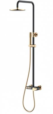 Стойка для душа STICK BLACK DIAMOND Gold 128-BG