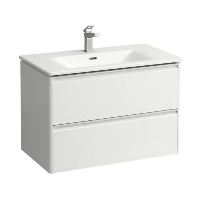 8.6070.5.261.104.1 Laufen Palace Комплект мебели 800х450х545 мм., с раковиной Slim, цвет белый глянцевый