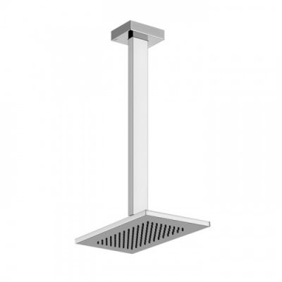 Gessi Rettangolo Верхний душ для потолочного крепления 216x140мм, высота от 115 до 1865мм, цвет: хром 20150#031
