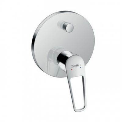 Hansgrohe Novus Loop Однорычажный смеситель для ванны, с рукояткой-петлей, скрытый монтаж, внешняя часть, цвет: хром 71345000