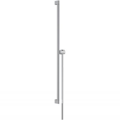 24405000 Hansgrohe Unica Душевая штанга S Puro 90 см со слайдером и шлангом Isiflex 160см, цвет: хром