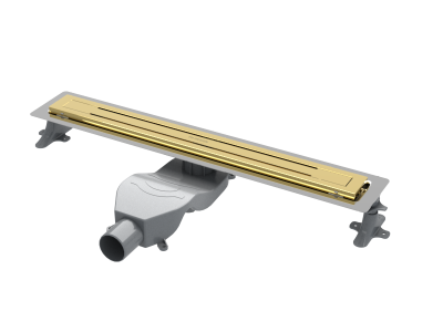 983-80-G Душевой лоток Boheme Premium Trendy 80см, золото