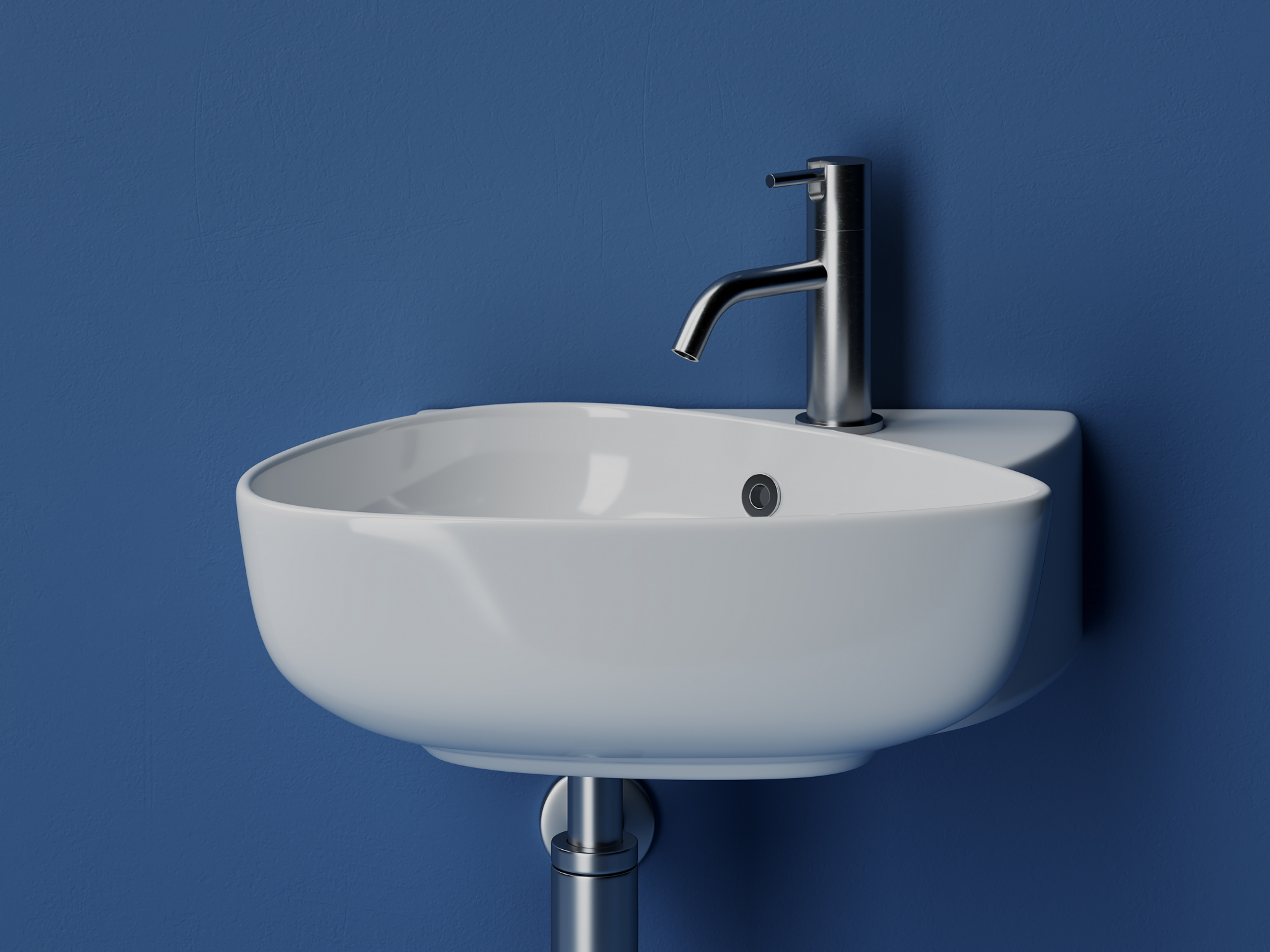 CN5049 Ceramica Nova Раковина подвесная 495x350x155, цвет белый