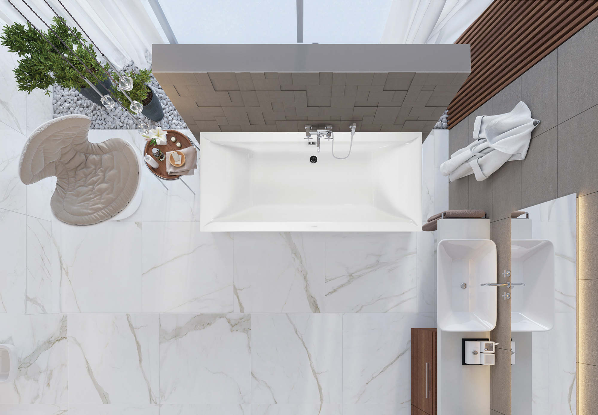 Акриловая ванна VAGNERPLAST VERONELA 180x80