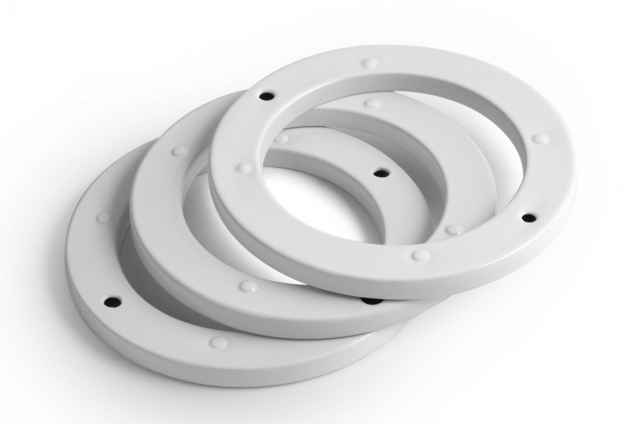 White Ceramic Adagio, накладная круглая раковина Ø40x18,5h см, белый глянцевый W1107H1501